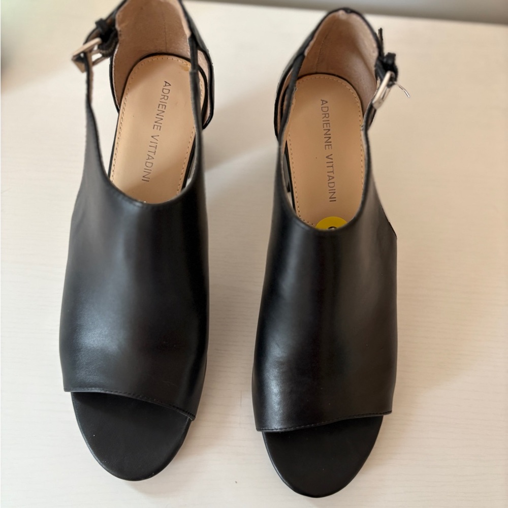 Adrienne Vittadini Black Women's Shoes 3” heels